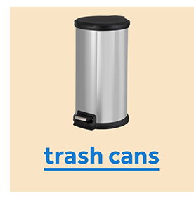 trash cans