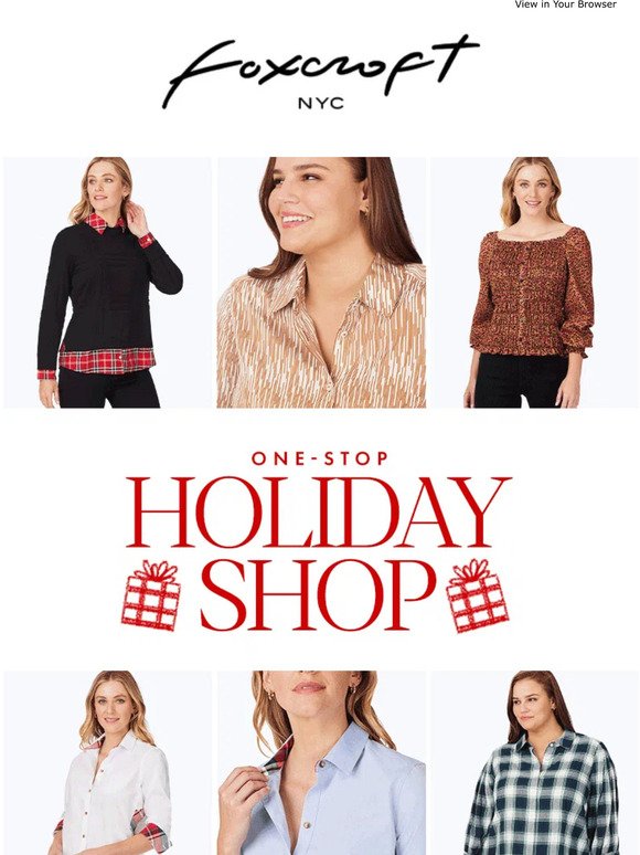 Foxcroft Holiday Shop is here!