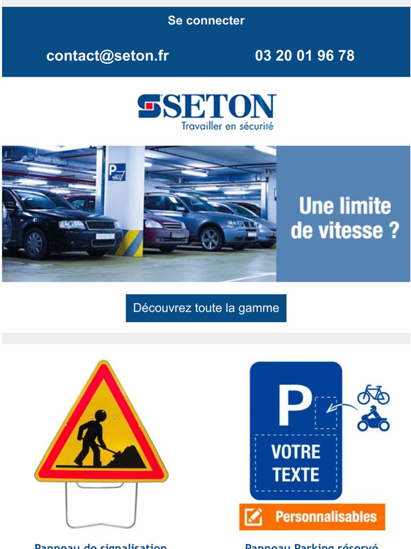 Voici une sélection de panneaux de parking pour vous