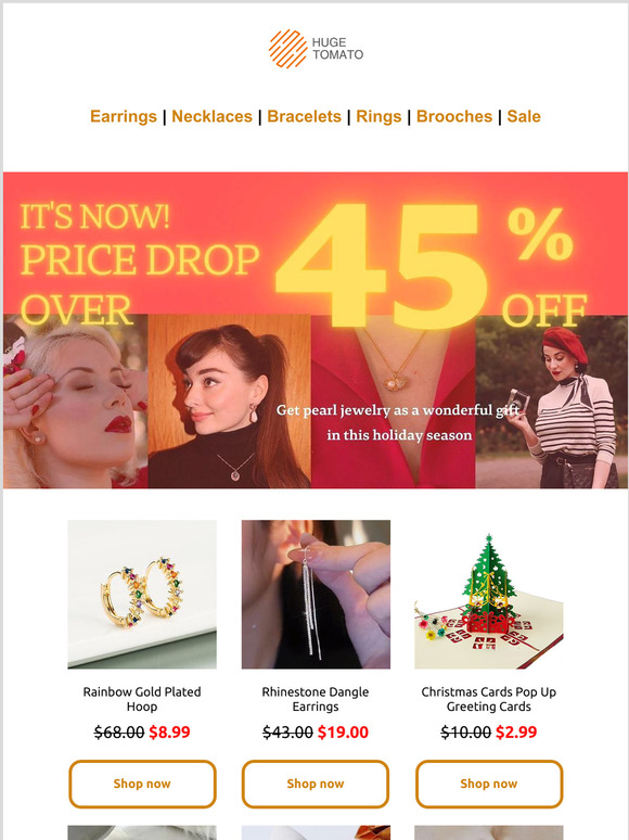 Price Drop Drop Drop 😱😱 Jewelry Holiday Sale is On!