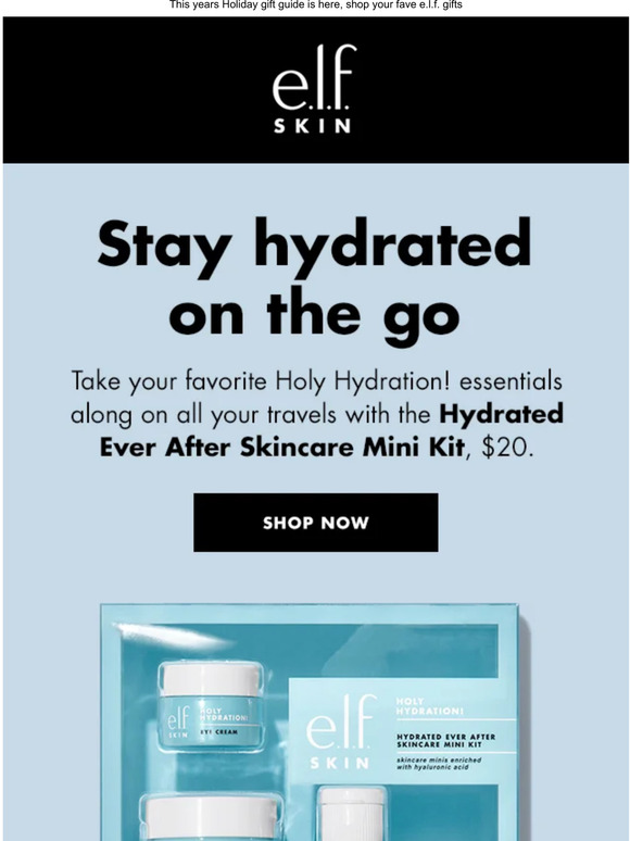 Elf Cosmetics This skincare kit has all of your favorite Holy
