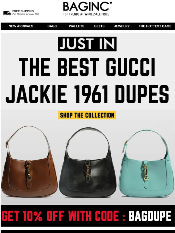 Gucci jackie discount 1961 dupe