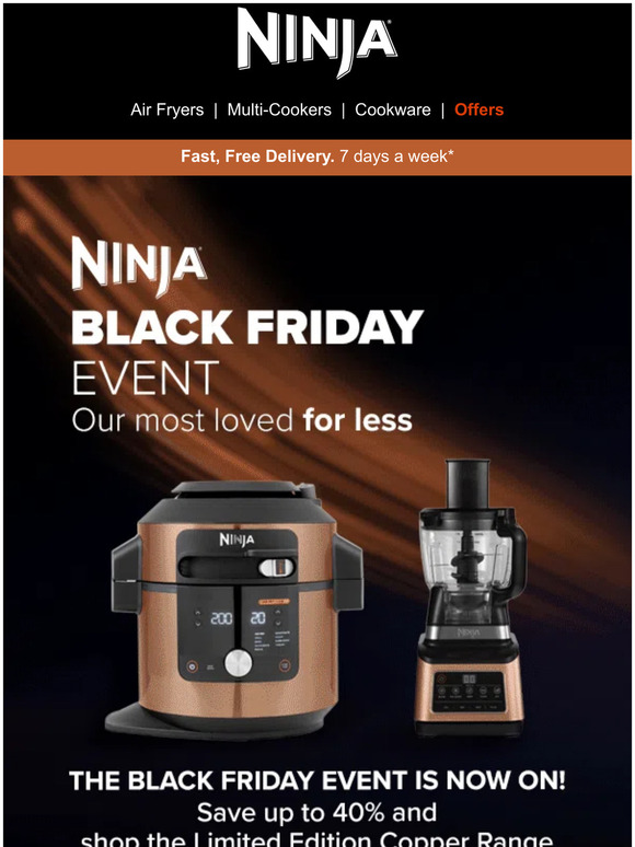 Ninja Kitchen UK The Ninja Black Friday Event is now on! Milled