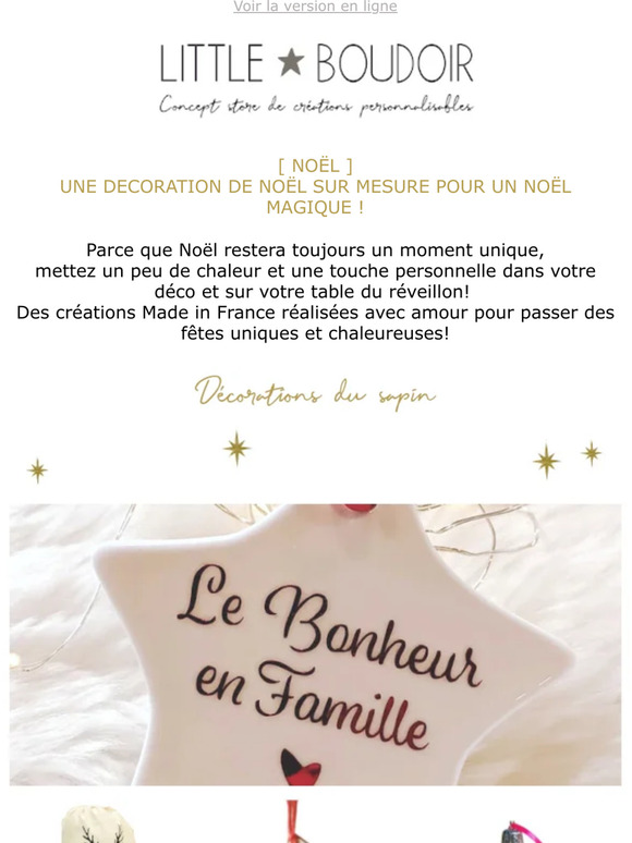 [ NOËL ] Une décoration de Noël sur mesure pour un Noël magique !