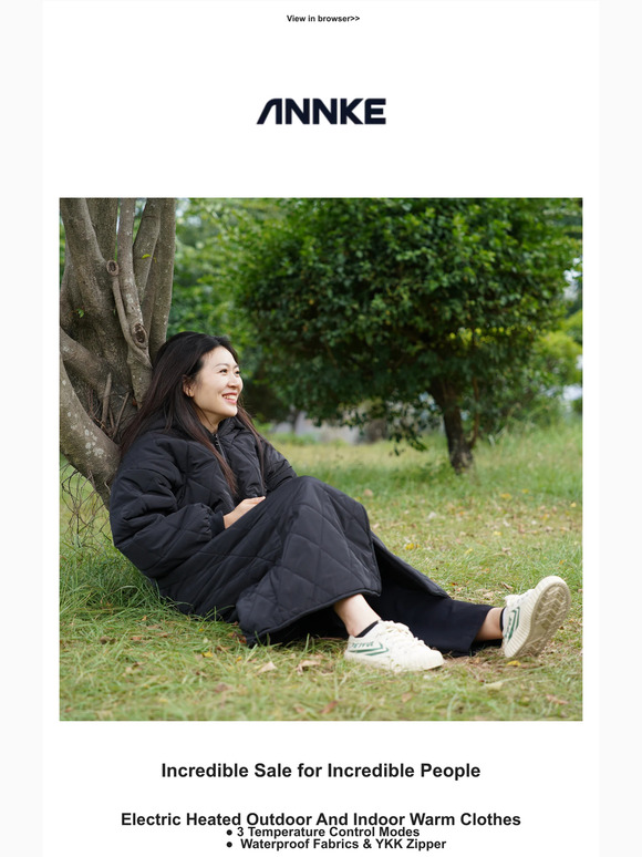 Sale that Brings Warm - Electric Heated Coat 30% off