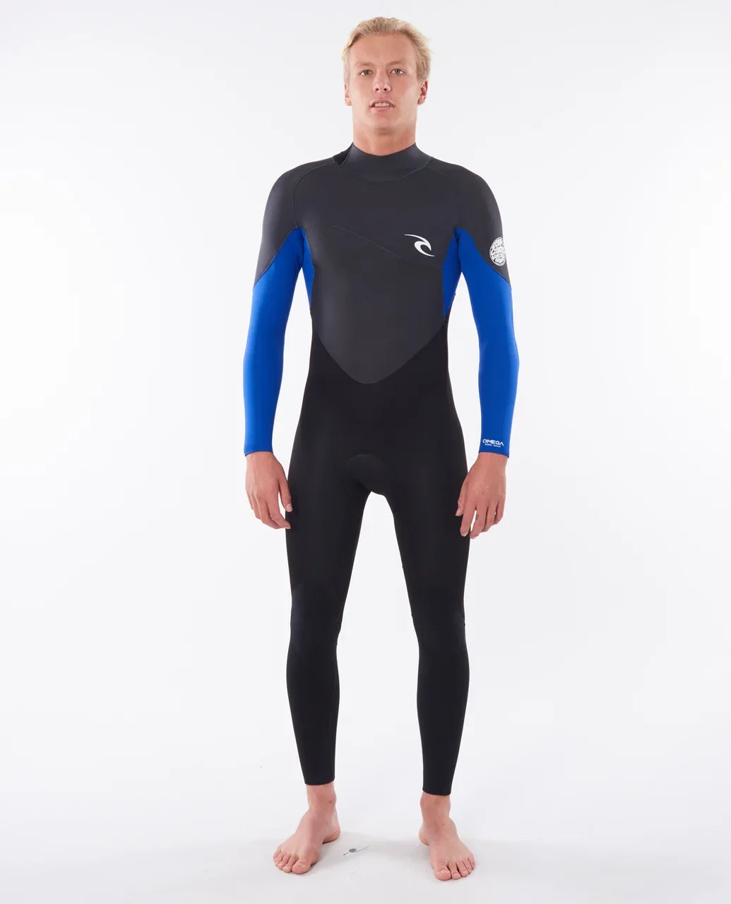 Rip Curl Omega 5/3mm Back Zip Mens Winter Wetsuit - Blue