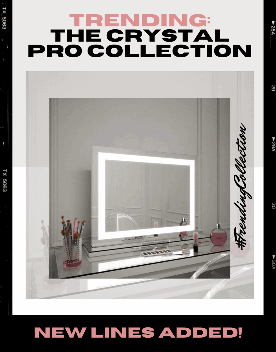 Hollywood Mirrors Introducing the Crystal Pro Collection 💎 Milled