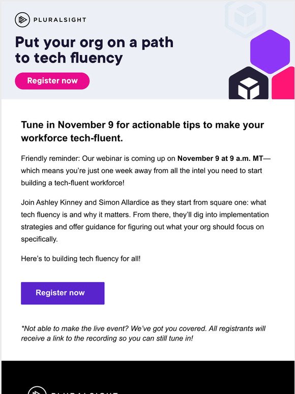 Next week: Unpack tech fluency in our webinar