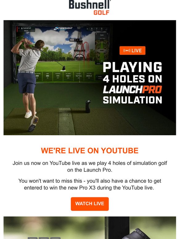 We're Live - 4 Holes On Launch Pro Simulation
