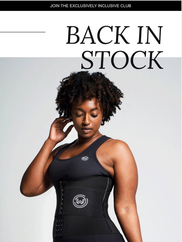 What Waist: All Sizes Of The Black Vapor Band Are Back! We Got You