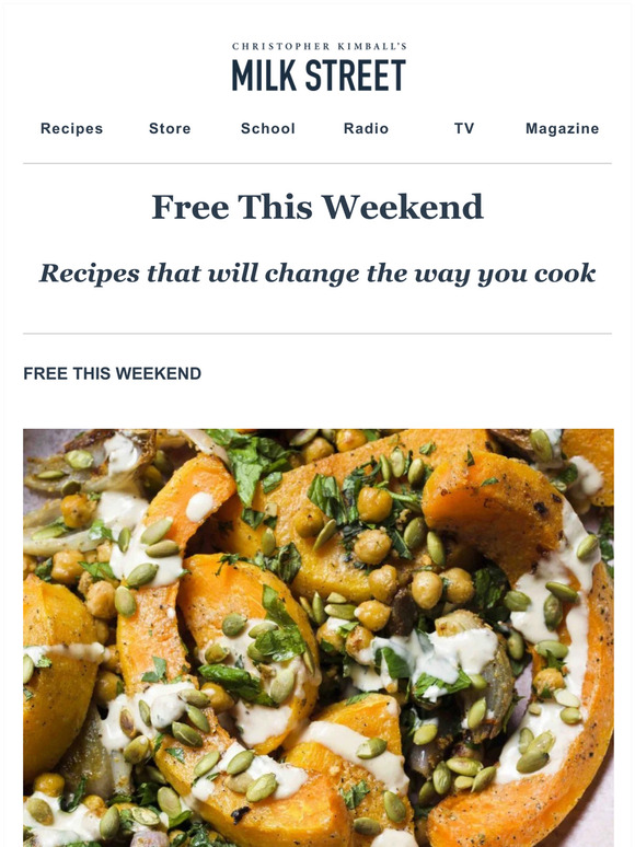 Milk Street Kitchen Nutty Lemon Dressing Matches Sweet Roasted Squash