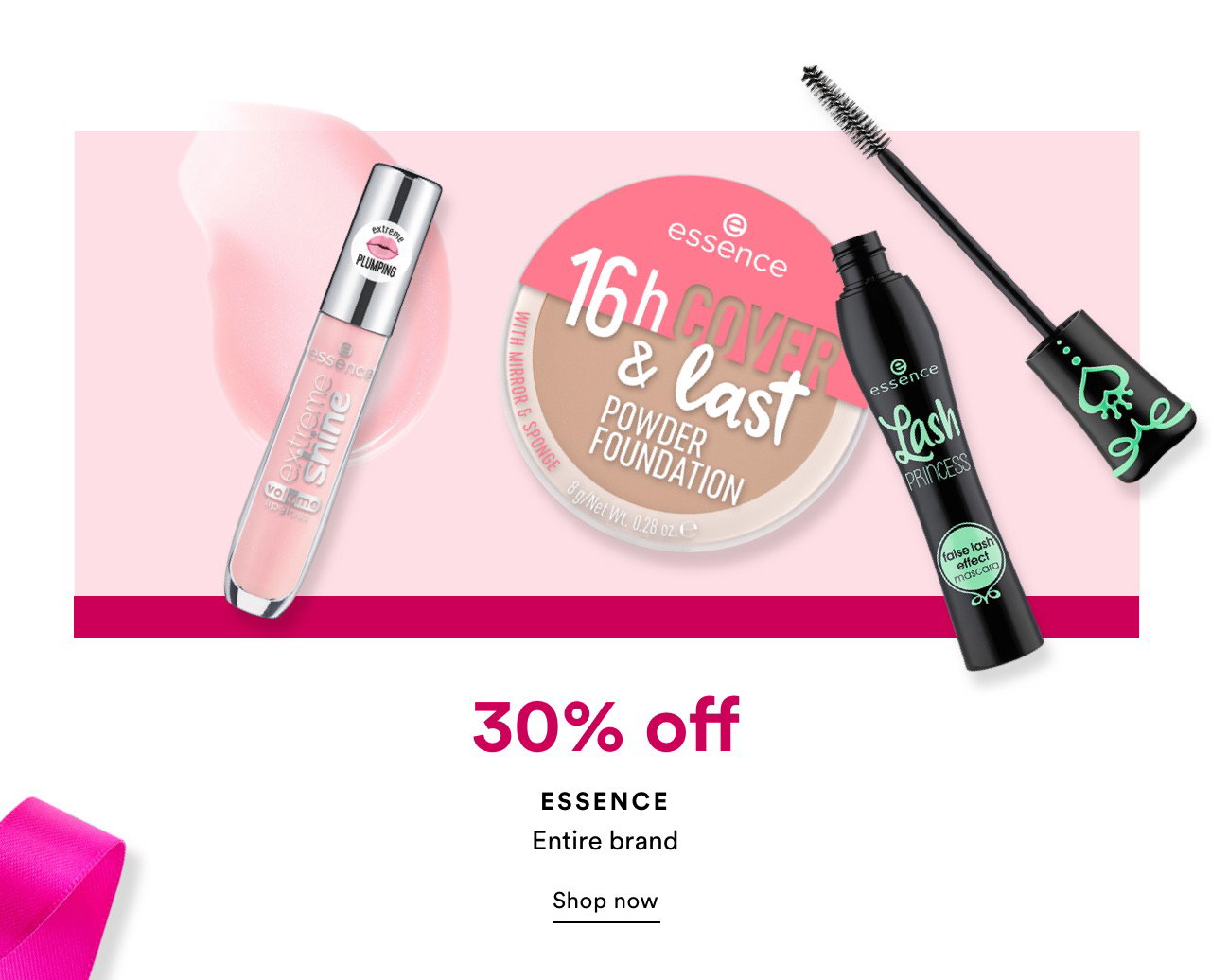 30% off Essence | Shop now