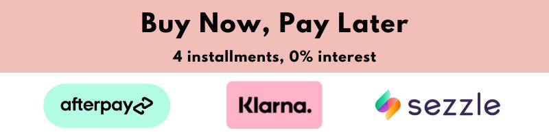 Buy Now, Pay Later. 4 Installments, 0% Interest.