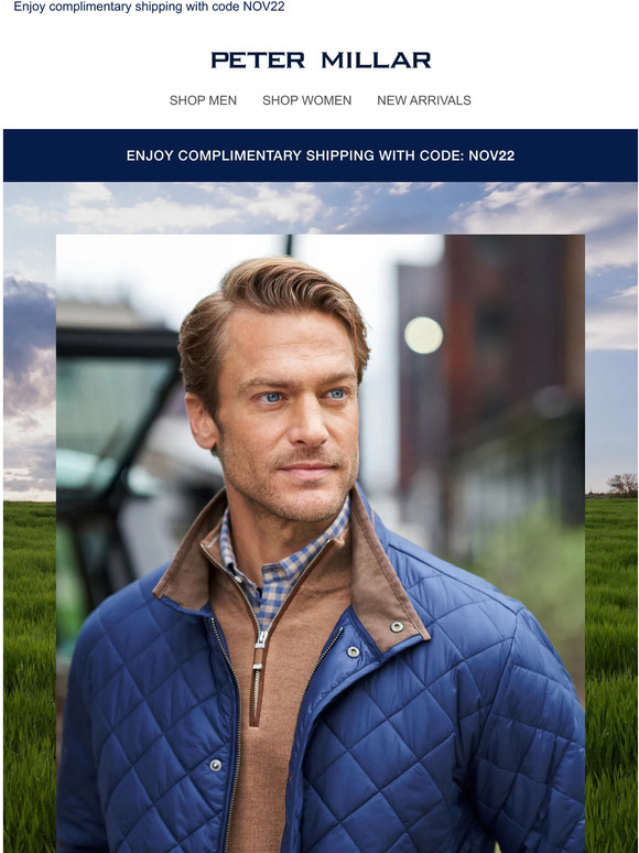 Peter Millar Explore Crown Outerwear A Twist On Traditional Milled
