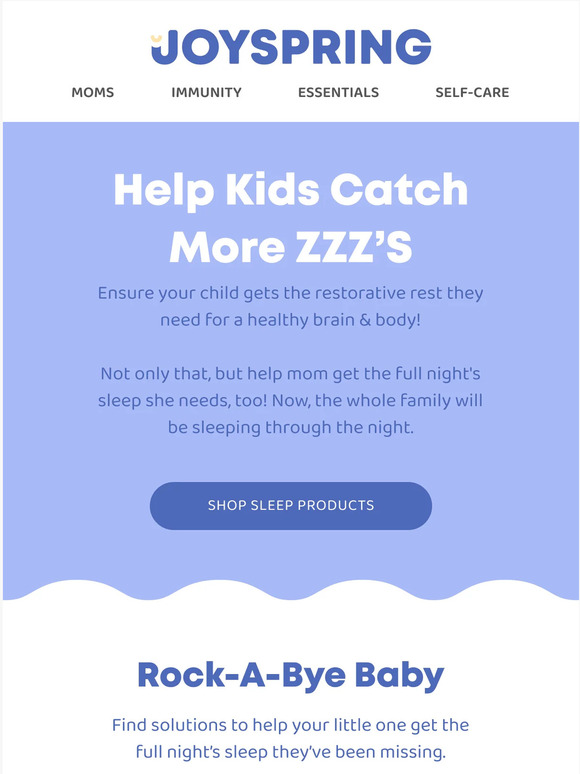 For a better night’s sleep…
