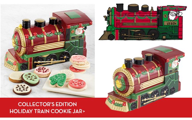 Collector's Edition Holiday Train Cookie Jar.