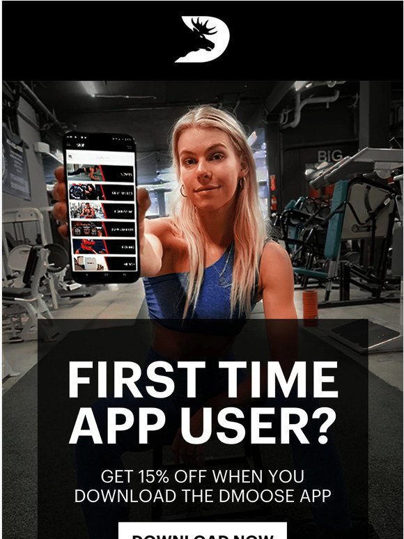 New DMoose App Customers Get 15% Off 🚨