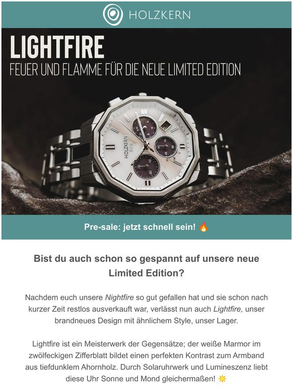 🔥 Jetzt im Pre-Sale: Limited Edition Lightfire, nur 300 Stück!