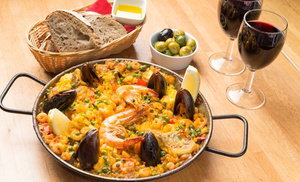 Spanish Meal with Wine or Sangria