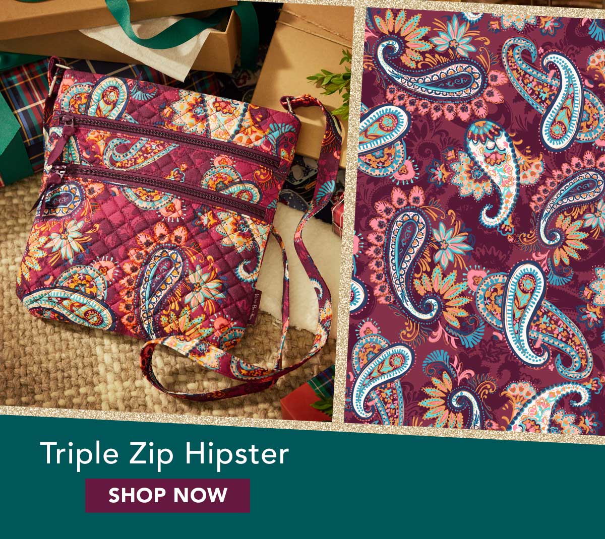 Vera Bradley Let’s celebrate NEW Paisley Jamboree is here! Milled
