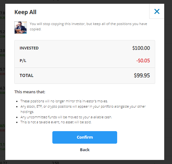 eToro platform screenshot