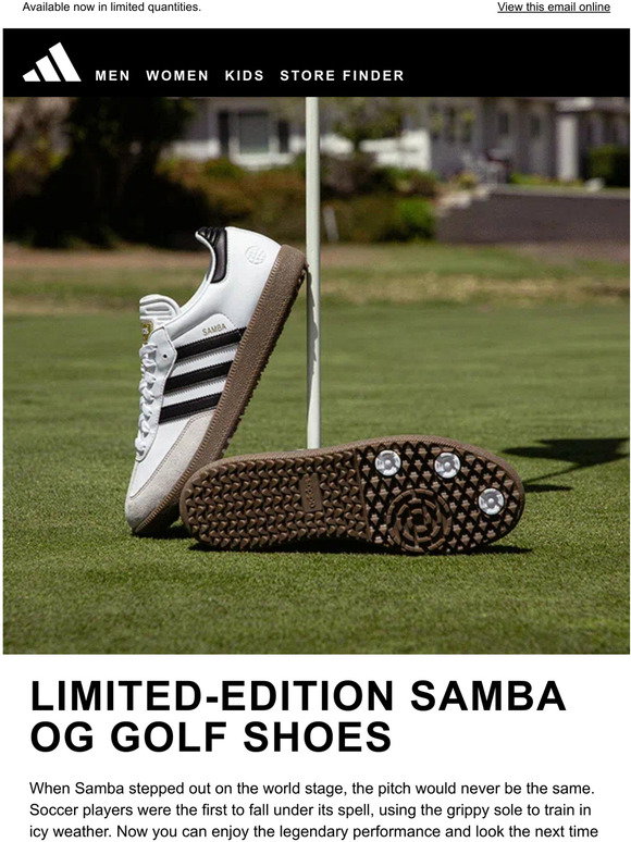 adidas: Just dropped: Samba OG Golf Shoes | Milled