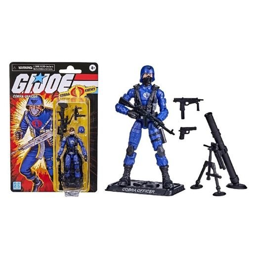 Boneco G.I Joe Retro Collection Cobra Officer - Hasbro
