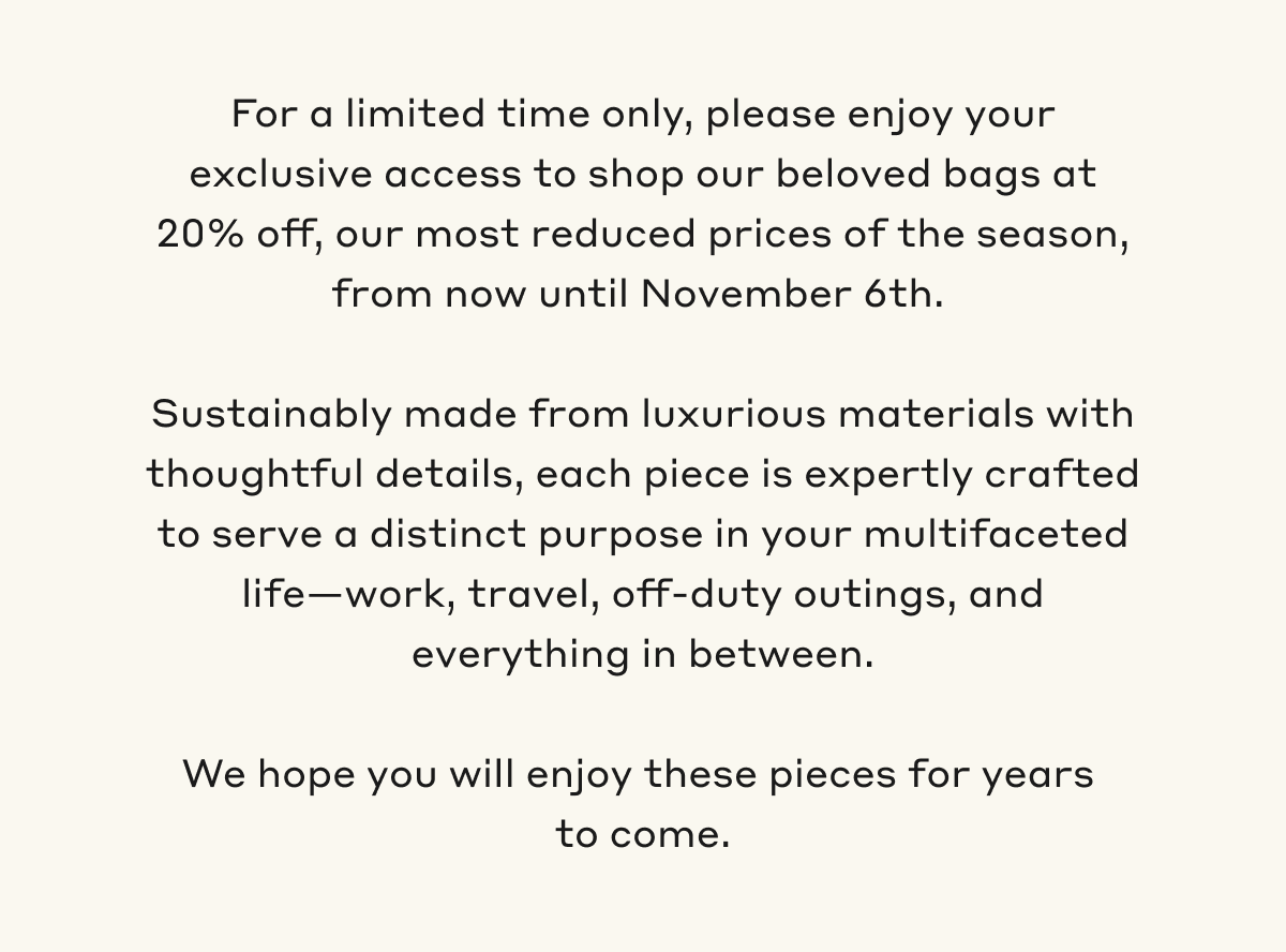Cuyana Join Us A Private Shopping Event Milled