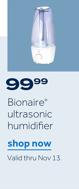 99.99 | Bonaire® ultrasonic humidifier | shop now | Valid thru Nov 13.