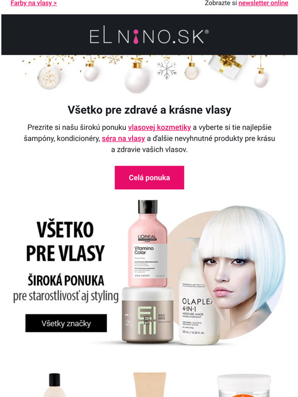 Šampóny, kondicionéry, styling... všetko pre vlasy 👩‍🦰