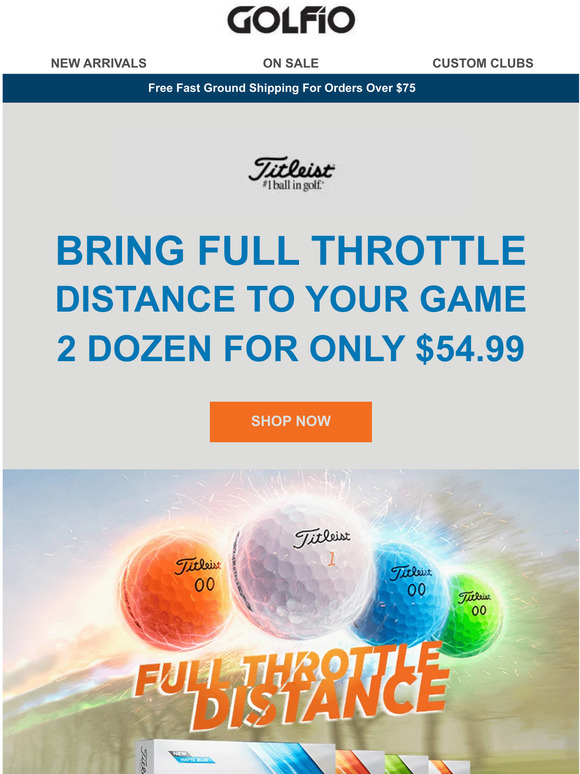 New Titleist Velocity Golf Balls Promo Milled