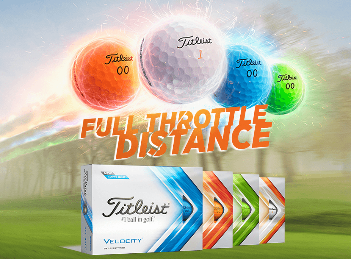 New Titleist Velocity Golf Balls Promo Milled