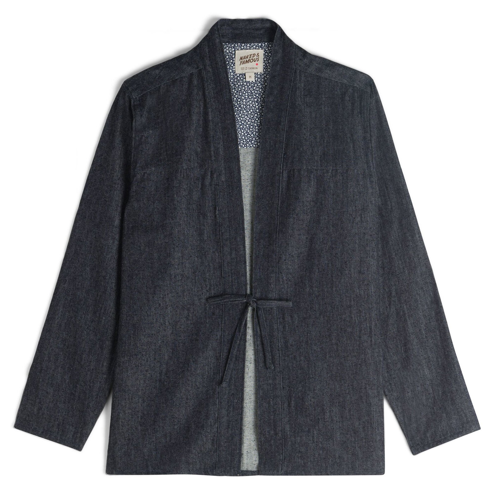 Kimono  Shirt - Slub Nep Rinsed Denim