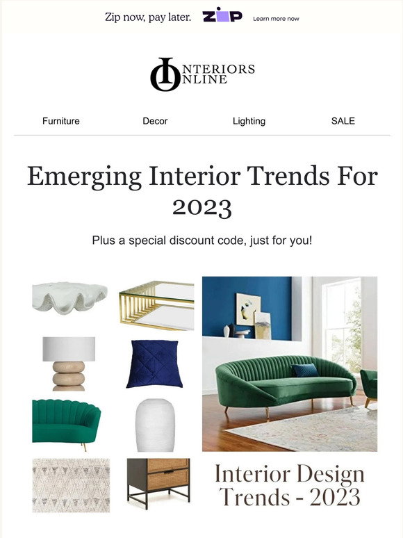Interiors Online: Emerging Interior Trends For 2023 | Milled