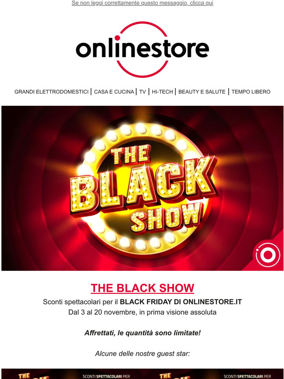 🎥In prima assoluta: THE BLACK SHOW 😎