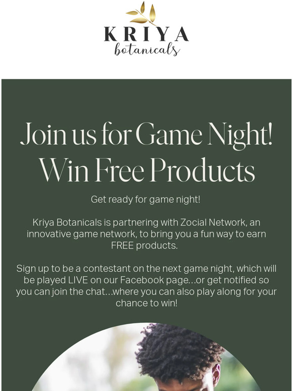 Updated Link: Join us for Game Night | Win Free Products