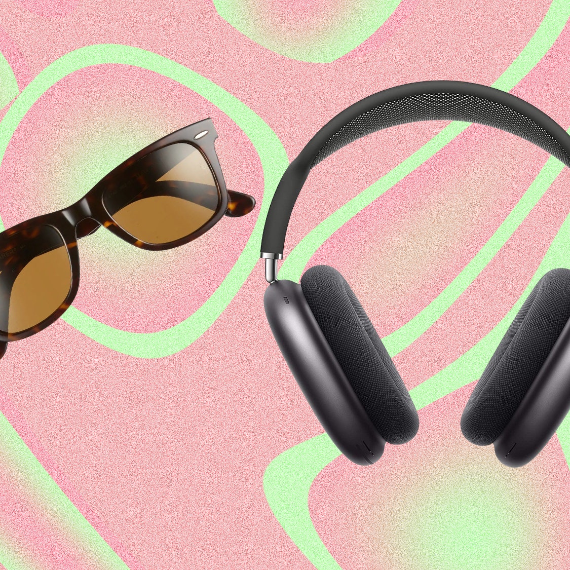 Image may contain: Furniture, Chair, Electronics, Headphones, Glasses, Accessories, and Sunglasses