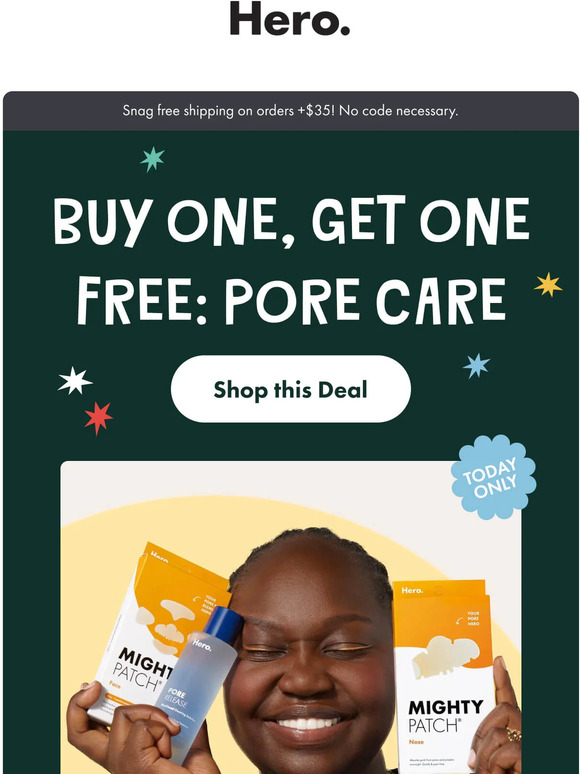 Deal Day 4: Buy one, get one on Pore Care