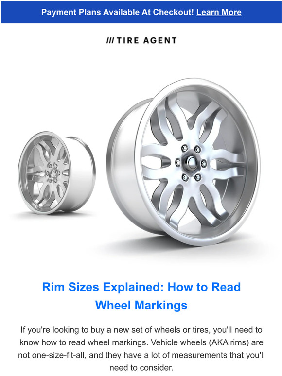 Tire Agent ️ From Our Blog Rim Sizes Explained How to Read Wheel