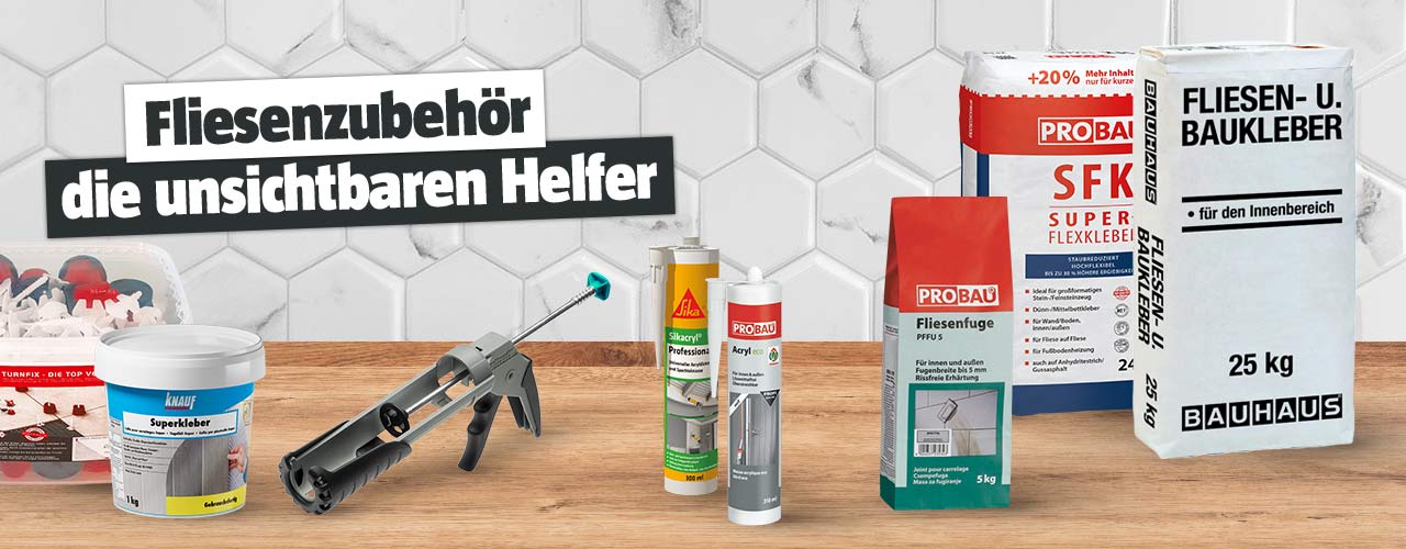 Fliesenzubehör die unsichtbaren Helfer