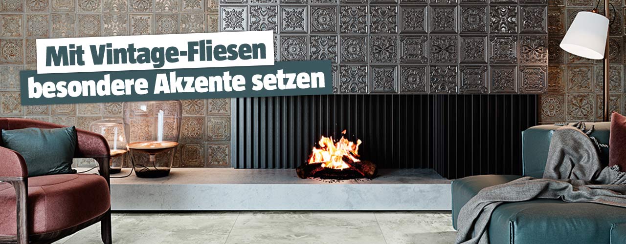 Mit Vintage-Fliesen besondere Akzente setzen