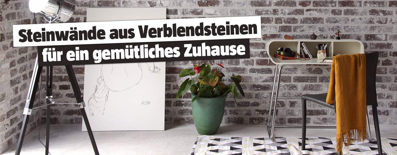Steinwände aus Verblendsteinen für ein gemütliches Zuhause