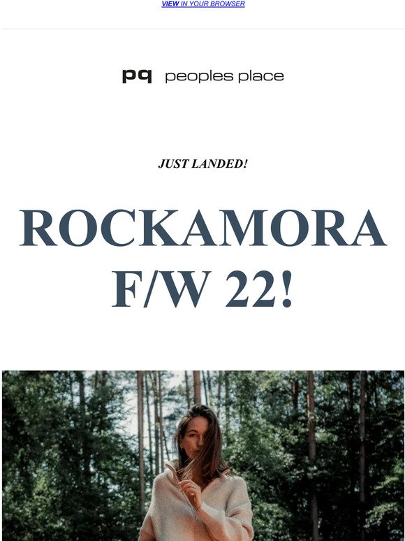 Just Landed: ROCKAMORA F/W 22!
