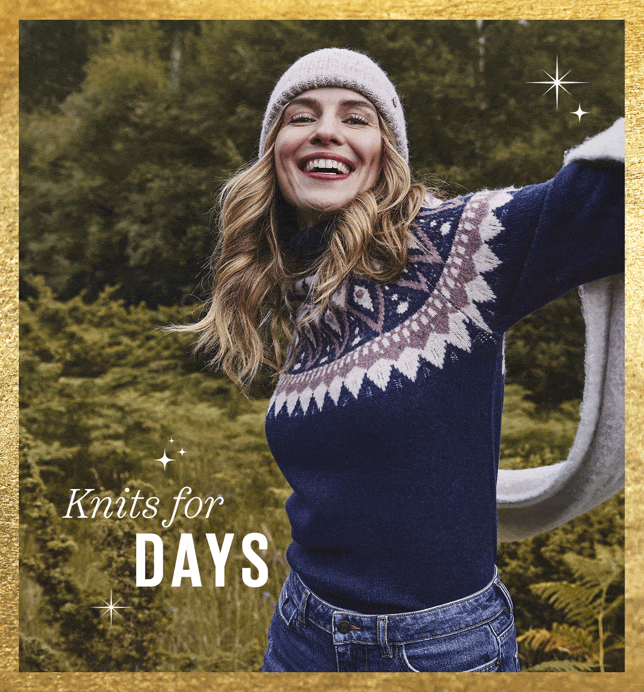 Fat Face UK Knits for Days Milled