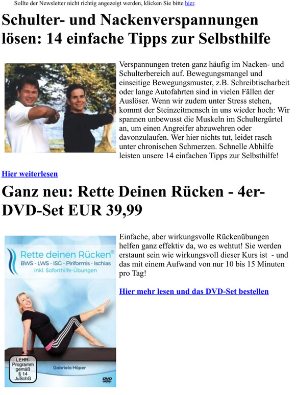 TELE-GYM Newsletter