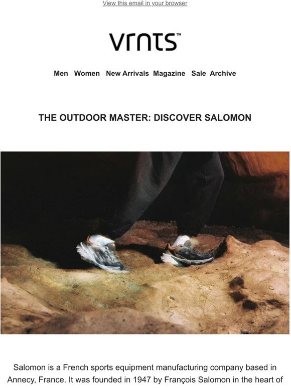 The ourtdoor master: SALOMON