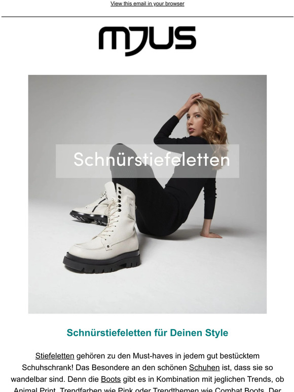 Schnürstiefeletten für einen unwiderstehlichen Look! 👢