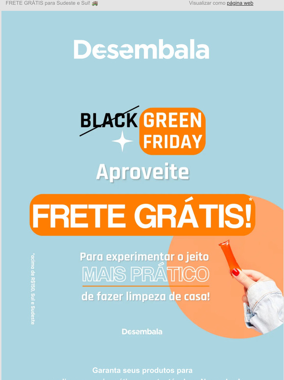 Green Friday na Desembala! 💲🌱