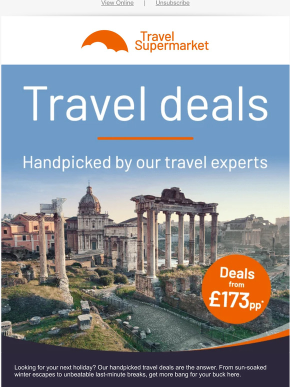 TravelSupermarket Get more bang for your buck with our handpicked