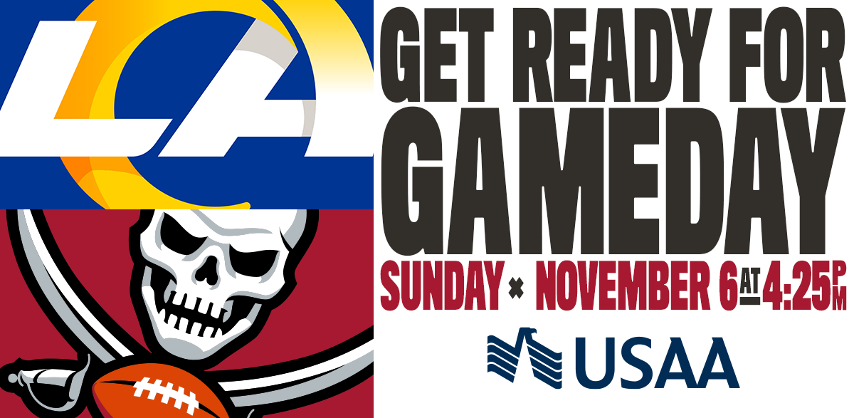 Rams visit Buccaneers for 4:25 p.m. game Sunday in Tampa